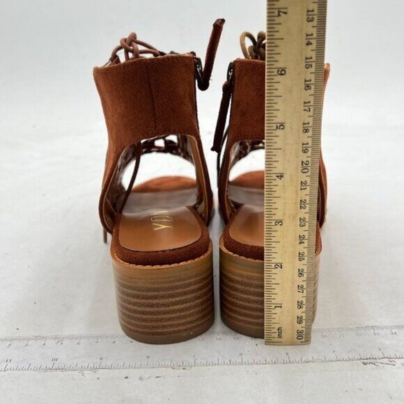 YDN Brown Lace-Up Sandals - Picture 5 of 8